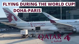 QATAR AIRWAYS EconomyDoha🇶🇦to Paris🇫🇷Airbus A350900Trip Report [upl. by Aicital]