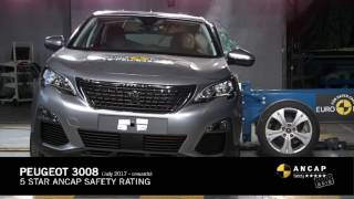 ANCAP SAFETY RATING Peugeot 3008 July 2017  onwards [upl. by Wain730]