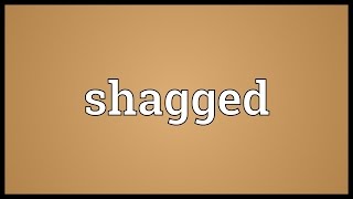 Shagged Meaning [upl. by Nestor]