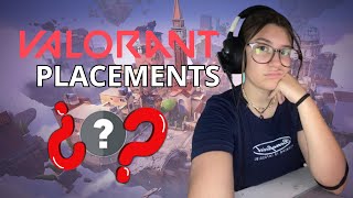 Empezamos las PLACEMENTS  VALORANT [upl. by Candless379]