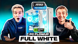 Le meilleur PC Gamer Full White FlowUP en 2024 [upl. by Ashatan]