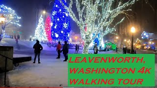 Leavenworth Washington  4k Walking Tour  POV [upl. by Allanson897]