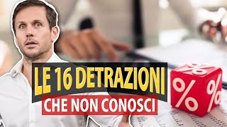 Le 16 DETRAZIONI FISCALI che nessuno conosce  Avv Angelo Greco [upl. by Naud]