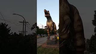 Spinosaurus At The PNE Fair Part 4 [upl. by Ahsatniuq]