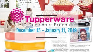 Tupperware Flyer Catalogue December 15  January 11 2019 Mid December Brochure [upl. by Tahmosh632]