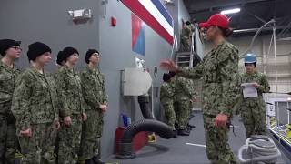 Navy Boot Camp Seamanship Training at Naval Station Great Lakes [upl. by Aniral]