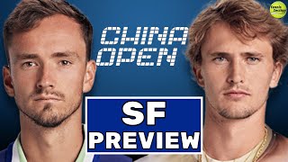 Daniil Medvedev vs Alexander Zverev  Preview amp Prediction  2023 China Open [upl. by Hazeefah]