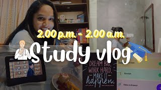 200 pm  200 am study vlog  weekend at home  study motivation [upl. by Alina]