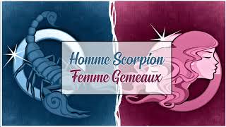 Homme Scorpion ♏ Femme Gémeaux ♊ Compatibilité Amoureuse Astrologique [upl. by Hermann]