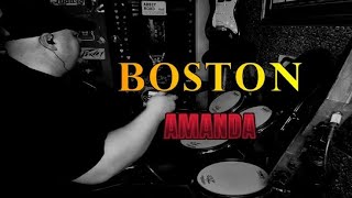 AMANDA  BOSTON  Drum Cover MikeFewMusic 2024 new trending request [upl. by Ahseral]