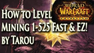 Cata Mining Guide 1525 Leveling Fast amp Easy How to Level Mining 1525 [upl. by Ajroj]