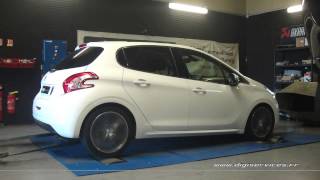 Reprogrammation Moteur Peugeot 208 16 hdi 115cv  136cv Digiservices Paris 77 Dyno [upl. by Atlanta]