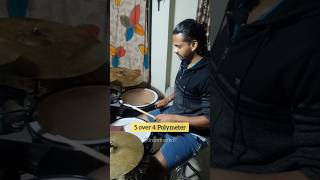 5 over 4 Polymeter by Drummer kd drums drumlession polymeter polyrhythms [upl. by Aihsele]