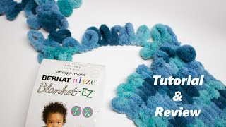 Tutorial and Review Yarnspirations Loop yarn [upl. by Wehhtam]