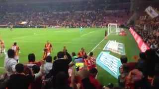 Galatasaray 21 Fenerbahçe dk90 20 Wesley Sneijder 2gol kutlaması 18102014 [upl. by Azitram530]