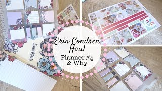 Erin Condren Haul  FOURTH Planner amp The Reason Why [upl. by Yeleen]