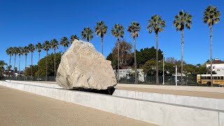 Public Art Levitated Mass [upl. by Ecinej]