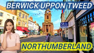 Berwick Uppon Tweed walking video Northumberland [upl. by Ahsaet969]