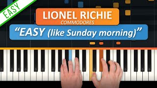 How to Play quotEasy Like Sunday Morningquot EASY Piano Tutorial [upl. by Primavera]