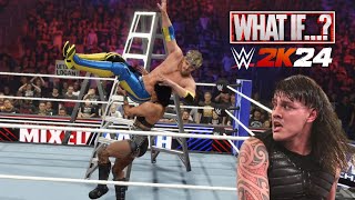 What ifRhea and Logan had a ladder match for custody of Dominik WWE 2K24 [upl. by Nanreik]