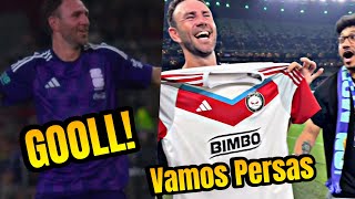 Miguel Layun Mete Gol y Posa con la camisa de PERSAS FC  ZEIN se SORPRENDE [upl. by Yam]