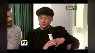 Taron Egerton singing Moondance by Van Morrison [upl. by Egap]