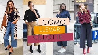 10 Tips para usar PANTALÓN ANCHO otoñoinvierno Outfits wide leg culotte o palazzo Joana Patikas [upl. by Annua]