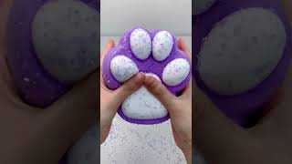 FUFUSQUISHY ASMR 💜🐾800g Purple Based White Paw [upl. by Mellisent]