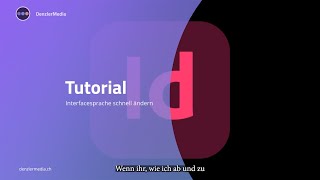 Adobe InDesign Sprache schnell ändern [upl. by Mattias]