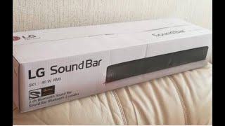 LG SK1 Compact Sound Bar with Bluetooth [upl. by Aitra]