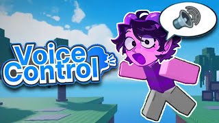 THIS IS THE FUNNIEST ROBLOX GAME EVER Voice Control obby [upl. by Anatole]