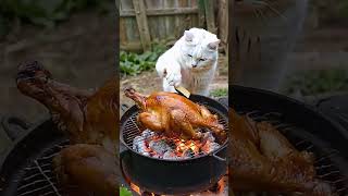 Roaster cat funny how2make catvideos cartoonvideo easy2make shortvideo cat howtomake [upl. by Aneeles956]