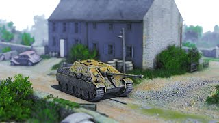 Jagdpanther vs Cromwell  Tank Battle  Tilt Shift [upl. by Eiznek487]