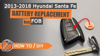 Key Fob Battery Replacement  20132018 Hyundai Santa Fe [upl. by Eeltrebor758]