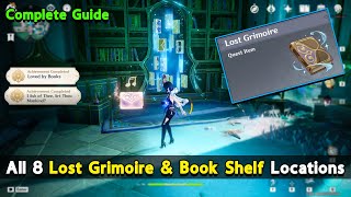 All 8 Lost Grimoire and Bookshelf Locations in Faded Castle  Nostoi Region [upl. by Ressay]