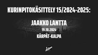 KalPan Jaakko Lantalle ei pelikieltoa [upl. by Lachlan]