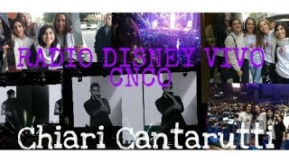 Fui A Ver A CNCO Al Radio Disney VivoChiari Cantarutti [upl. by Keisling]