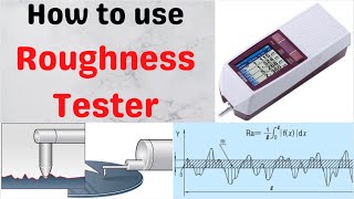 How to use Roughness Tester  How to Measure Roughness with Roughness Tester [upl. by Ariaes]