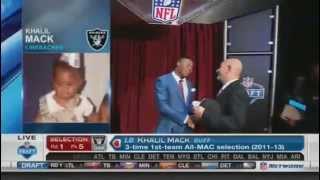 Raiders Draft Khalil Mack [upl. by Yrocal262]