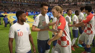 2018 FIFA World Cup Russia  Croatia vs England  Gameplay HD 1080p60FPS [upl. by Slater961]