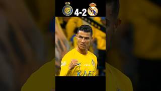 Al nassr vs Real Madrid  friendly match 2024 imaginary youtube football shorts [upl. by Dumond]