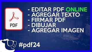 📄 Cómo editar un pdf online sin programas y gratis con Pdf24 el mejor editor de pdf gratuito [upl. by Adlih]