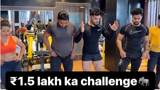 Plank challenge  ₹ 15 lack  Pawan sahu  icon fitness gym [upl. by Jobi]