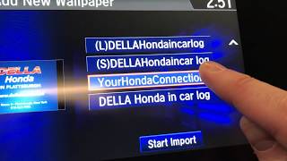 2018 Honda Custom Picture on Touchscreen [upl. by Enid]