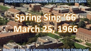 Spring Sing 66 at UCLA 3251966 [upl. by Nealah698]