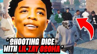 Yungeen Ace Win 20k Shooting Dice With Lil Zay Osama On The Block  GTA RP  Windy City Roleplay [upl. by Mahgem]