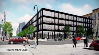 MLK Library Modernization Final Designs Fly Thru Video [upl. by Furgeson]