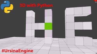 3D graphics with Python  Ursina Engine [upl. by Aylmar886]