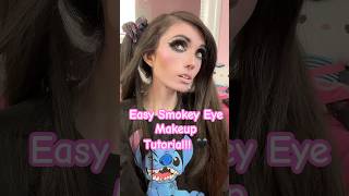 Easy Smokey Eye Makeup Tutorial 🖤 [upl. by Uticas]