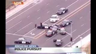 Orange County Police Car Chase  Benny Hill Themed [upl. by Dnivra]